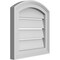 Ekena Millwork Arch Top Surface Mount PVC Gable Vent: Non-Functional, w/2"W x 1-1/2"P Brickmould Frame, 14"W x 42"H GVPAR14X4202SN - alternate 2